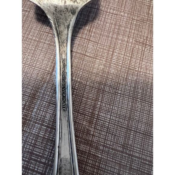 Vintage Silver Serving Set Fork Spoon Ladle Princess Lady Doris Floral 1929 - Picture 10 of 10
